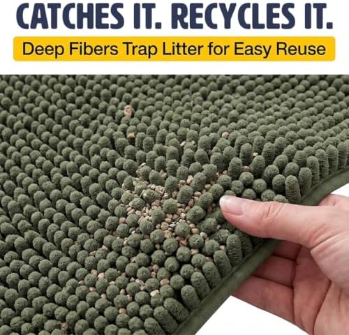 Muddy Mat® | XL Cat Litter Mat 48"x72", Litter Trapping Mat, Super Absorbent - Image 4