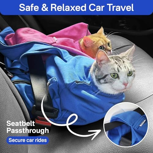 Cat Carrier Pouch for Small Cats Under 10 lbs, Soft Cat Carrier - Image 5