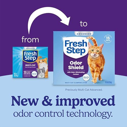 Fresh Step Advanced Odor Shield Multi Cat Clumping Cat Litter, 18.5 lb - Image 2