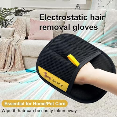 3-Pack Magic Brush Pet Hair Removal Gloves - Image 5