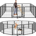 Kfvigoho Dog Playpen Outdoor Extra Wide 12 Panels Heavy Duty Dog Fence 32" by Committedtobetterpetlife