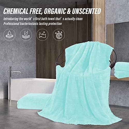 MOONQUEEN 6 Pack Premium Bath Towel Set - Image 5