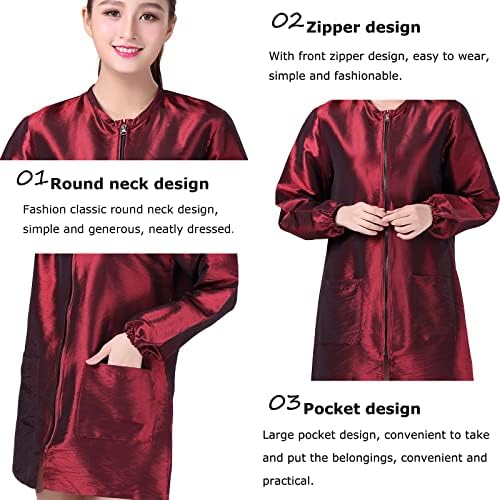 Professional Salon Smock Stylist Jacket Waterproof Hairdresser Cape Barber - Image 5