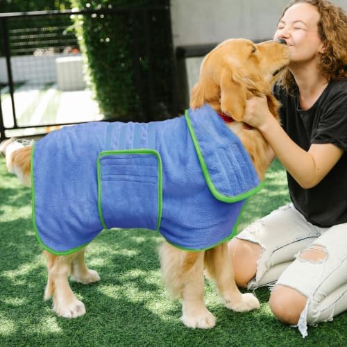 Soft Dog Bathrobe Fast Drying Dog Coat, Super Absorbent Dog Towels - Image 5