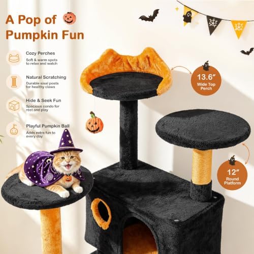 Yaheetech 54in Gothic Cat Tree - Image 4