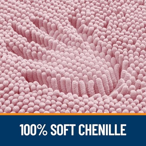 OLANLY Bathroom Runner Rugs 70x24, Extra Soft Absorbent Chenille Bath Rugs - Image 3