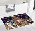 4th of July Independence Day Pitbull Dogs Bath Mat- Anti-Slip Pet Bath Mat by DoggieoftheDay