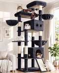 Globlazer 83in Extra Large Maine Coon Cat Tree, Dark Grey by Globlazer
