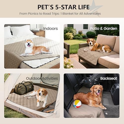 gogobunny Waterproof Blanket for Dogs，Couch Covers for Sectional Sofa - Image 2
