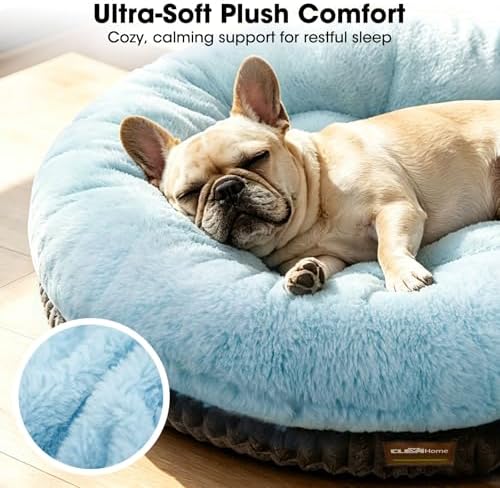 ClevaHome Orthopedic Dog Bed for Medium Dogs, 30in Ice Blue - Image 2