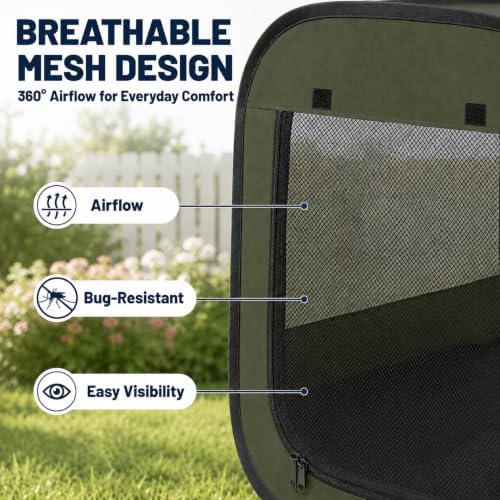 Tailtastic 2-Room Cat Playpen, Portable Indoor/Outdoor Enclosure - Image 4