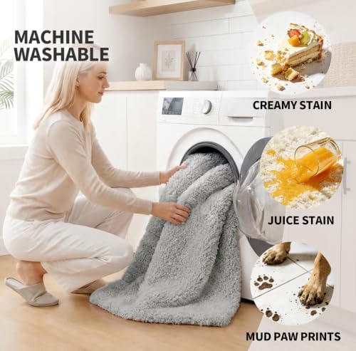 ILANGO Bathroom Rugs 36" × 24", Extra Soft Absorbent Microfiber Bath Rugs - Image 3
