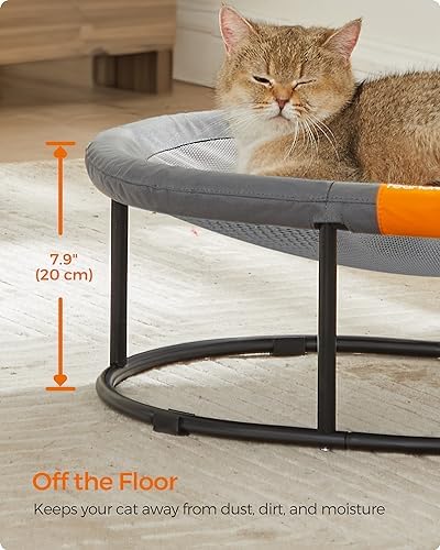 Feandrea Elevated Cat Bed, Breathable Hammock, Washable Mesh - Image 6