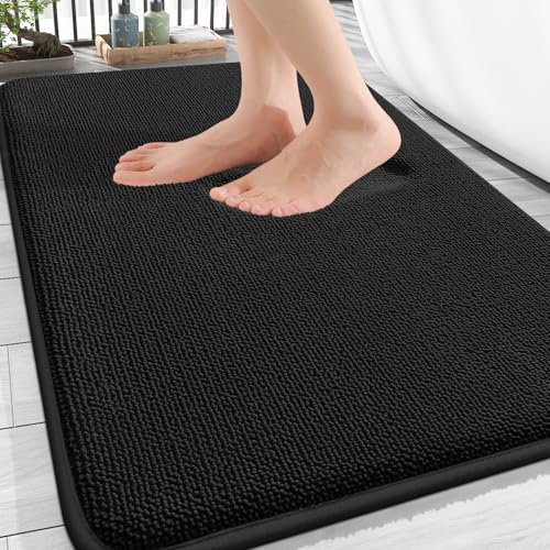 OLANLY Thick Memory Foam Bathroom Rugs 34x21, Absorbent Bath Mat by OLANLY