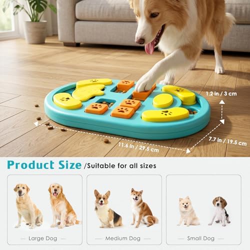 Dog Puzzle Toy, Interactive Treat Dispensing Toys - Image 4
