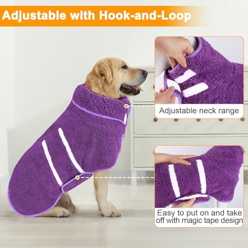 Unicorn Catcher Dog Bathrobe Super Absorbent Quick Drying Robe - Image 4