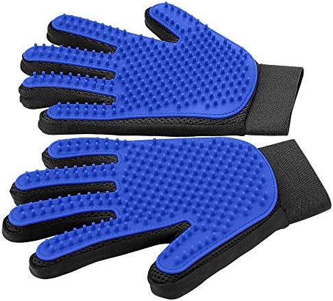 Pet Hair Removal Glove with 255 Silicone Tips by DELOMO