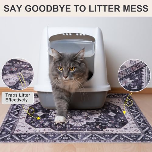BEAUTYZOO Cat Litter Mat, Waterproof - Image 3