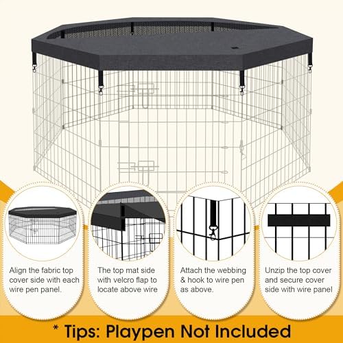 Artmalle 600D Oxford Octagonal Top Cover - Image 3