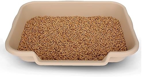 KittyGoHere Senior Cat Litter Box, Large Litter Pan, Beach Sand - Image 4