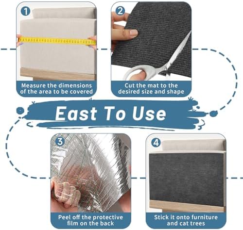 Cat Scratch Protector – Self-Adhesive & Trimmable Couch Guard - Image 4