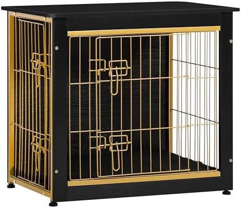 DWANTON 27" Dog Crate Furniture, Dog Kennel Indoor, by DWANTON
