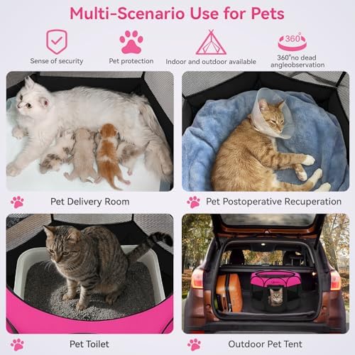 Siedihit Dog Playpen, Puppy Pet Playpens Indoor - Image 4