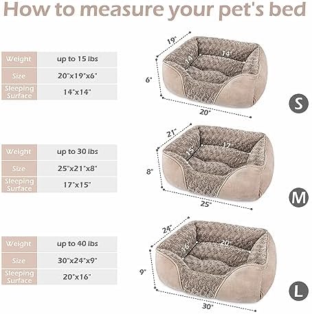 INVENHO Medium Dog Bed for Large, Small Dogs - Image 5