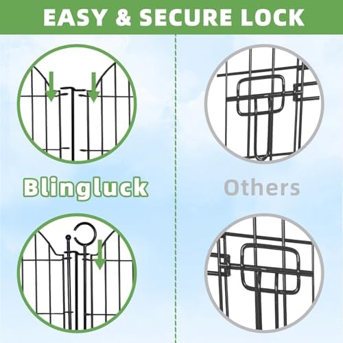 5 Panels No Dig Decorative Garden Fence - Image 4