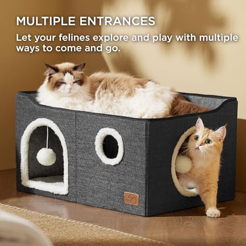 Bedsure Extra Wide Cat House Bed - Image 2