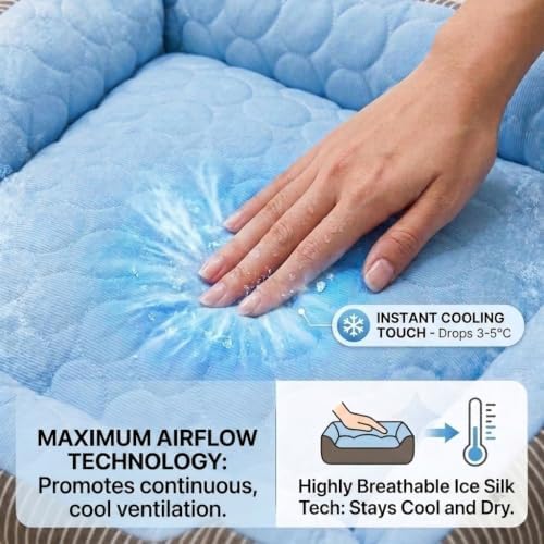 Cooling Dog Bed, Self-Cooling Pet Bed Mat - Image 5