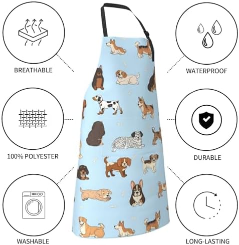 Waterproof Apron For Adults Chef Bib - Image 6