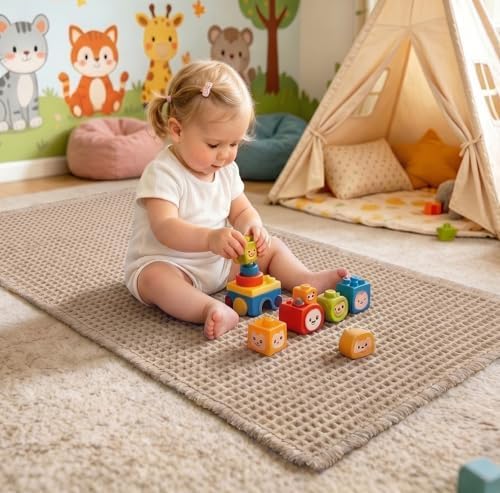 ILANGO Upgraded Waffle Bath Rug 24x60, Super Absorbent Non Slip Bath Mat - Image 4