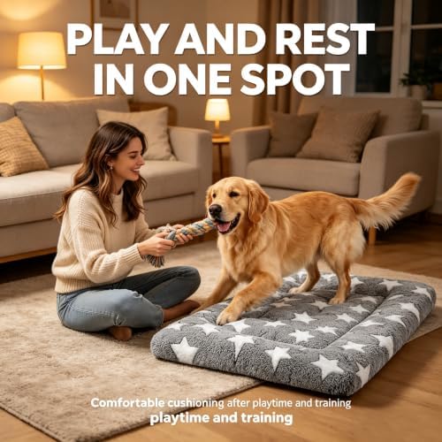 Dog Bed Mat - Comfortable Kennel Pad, Soft Support - Image 2