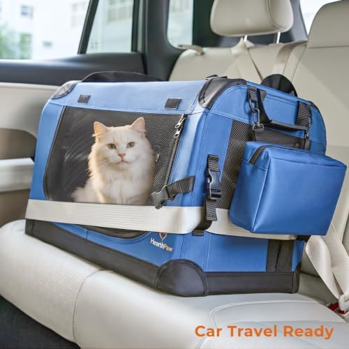 Extra Large Cat Carrier Soft-Sided, Car Travel - Image 4