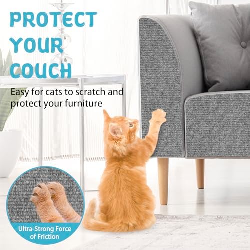 LSGCQ Cat Scratch Mat Self Adhesive Cat Scratch Furniture Protector - Image 4