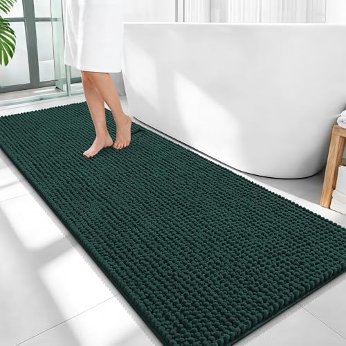OLANLY Thick Chenille Bathroom Runner Rugs Mats 59x24 by OLANLY