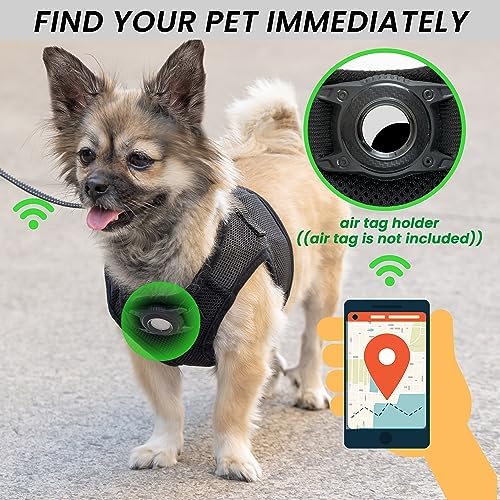 Dog Harness with AirTag Holder & 5 ft Leash Set - Image 3