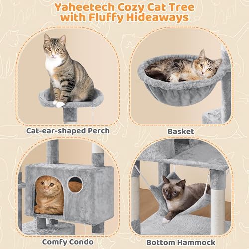 Yaheetech 73in Cat Stand, Large Cat Tree - Image 4