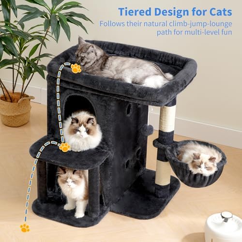 Heybly 26.3" Cat Tree for Large Cats - Image 2