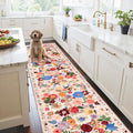 Blush Hallway Runner Rug 2x10 for Kitchen Bathroom by WelcometoBabovid