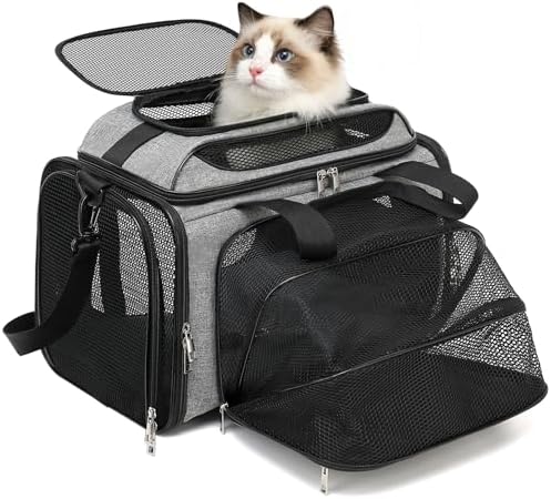 Airline Approved Cat Carrier for Small Dogs – Soft-Sided Travel Pet Carrier by Unknown
