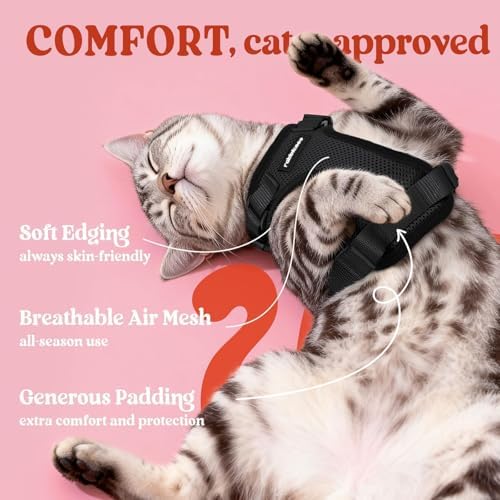 rabbitgoo Cat Harness and Leash Set, Escape Proof Vest - Image 4