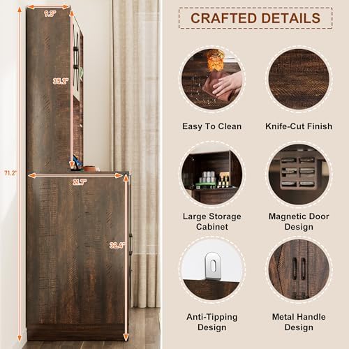 71Inches Tall Cat Litter Box Enclosure - Image 5