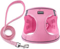 Dog Harness with Leash Set, Step-in Adjustable Puppy Pet Vest by BOOMIBOO