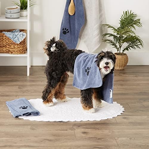 Bone Dry Pet Grooming, Embroidered Microfiber Towel Drying Collection, - Image 4