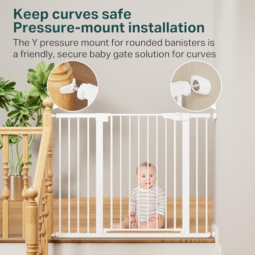 Cumbor 36" Extra Tall Baby Gate - Image 6