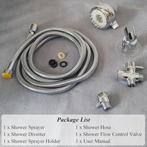 Sneatup Pet Shower Set with 8.2ft Hose & Flow Control Valve - Image 6