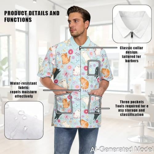 Professional Grooming Smock Unisex, Water Resistant Anti-Static - Image 5