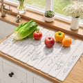 LOKHOM Stone Dish Drying Mat, 15.3"x23.6" Diatomaceous Earth Mat Plants by LOKHOM